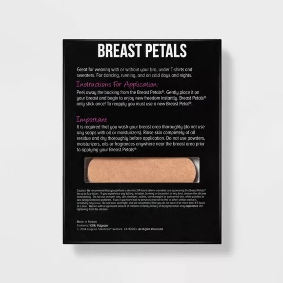 Fashion Forms Women's Breast Petals Beige - 3 Pack - Picture 7 of 8